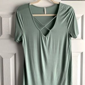 green cute shirt